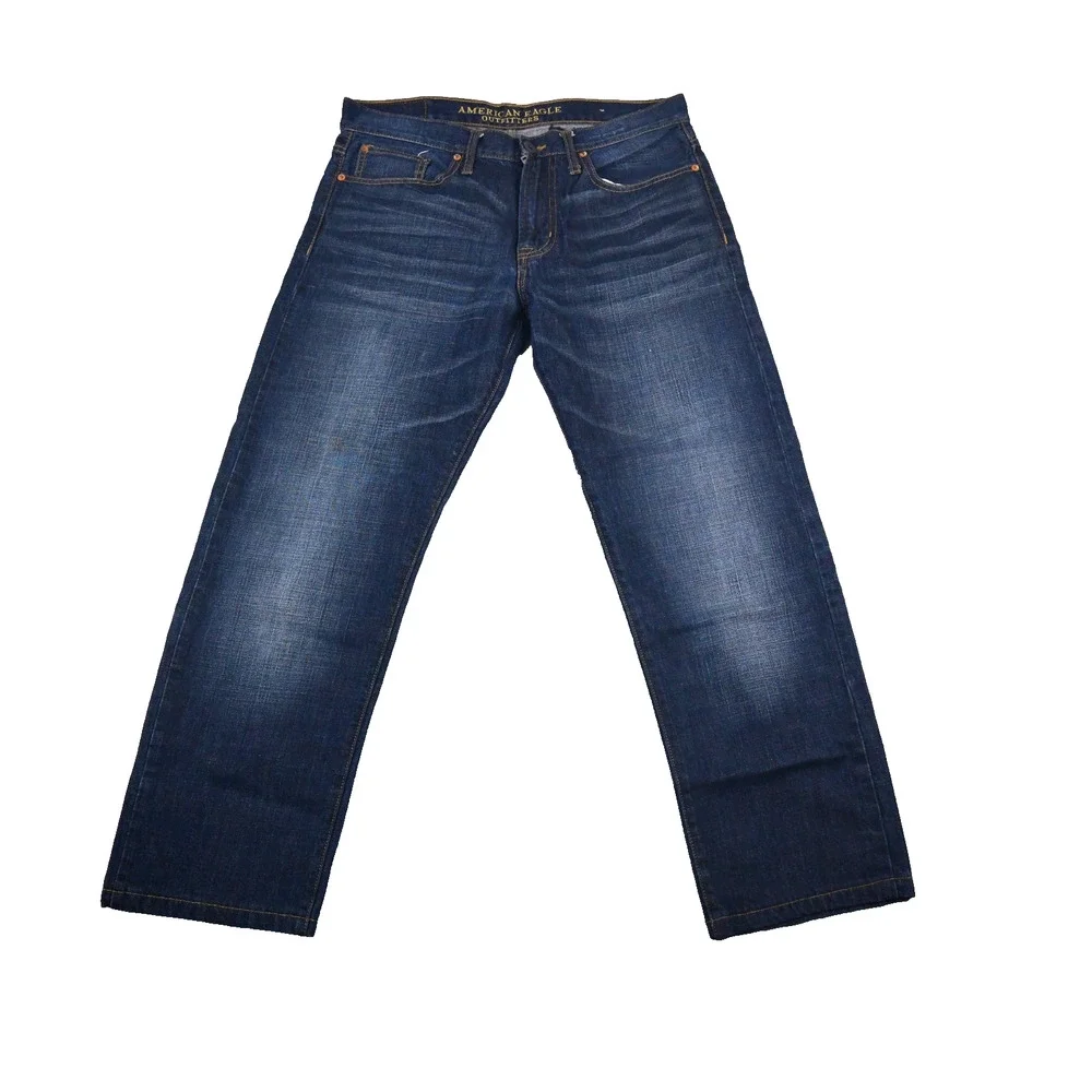 American Eagle Jeans Mens 32X34 (33x28 Actual) Relaxed Straight